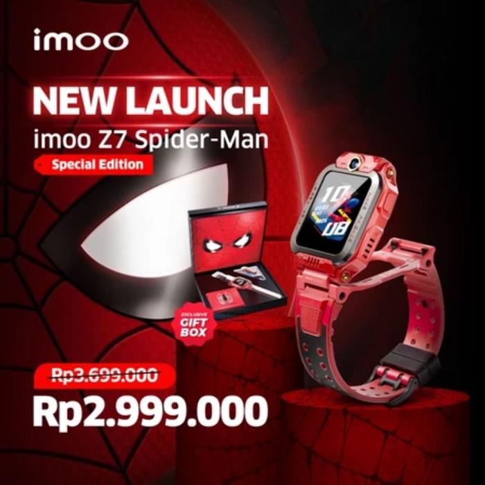 IMOO Z7 SPIDERMAN JAM TANGAN ANAK WATCH PHONE LIMIT EDITION