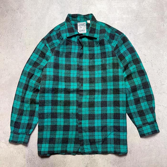 Kemeja Flanel Wool Inquiry Size L Second