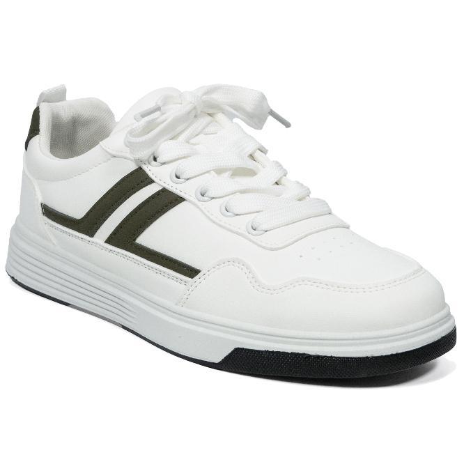 TC21 Dr. Kevin Sepatu Sneakers Kasual Pria Kets Kulit 881-007 Berkualitas