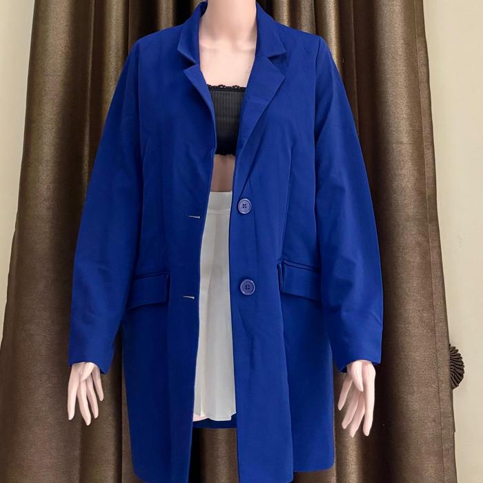 Long Blazer korean style/Blazer wanita import/Jas wanita/thrifting korea