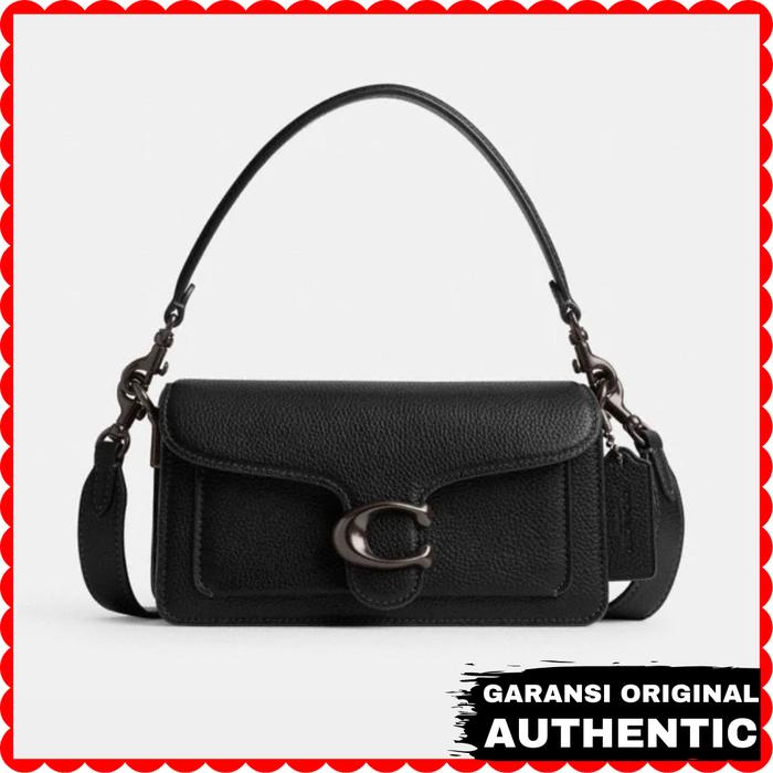 Tas Coach Wanita Tabby Shoulder Bag 20 In Black Original Store Branded Authentic