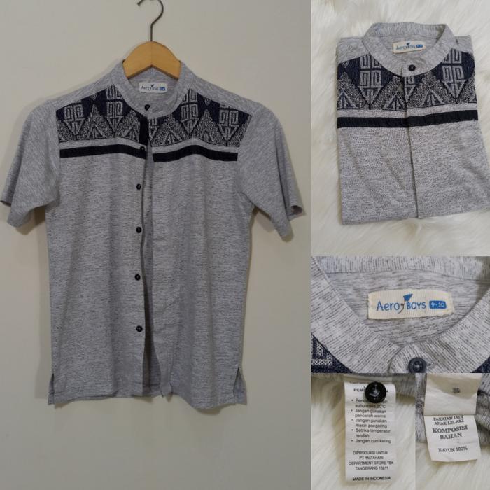 Aero Boys Kemeja Koko Lengan Pendek Anak