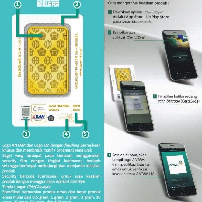Lm Logam Mulia Emas Antam 1 Gram Gr Kado Ramadhan Lebaran Idul Fitri Ready Temurah Terlaris