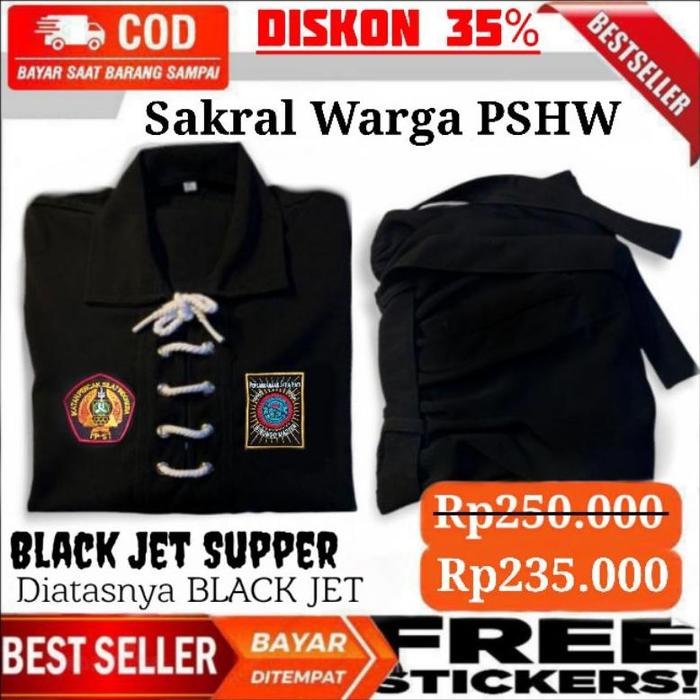 Best Sakral Warga PSHW BlACK-JET/Jetblack Original