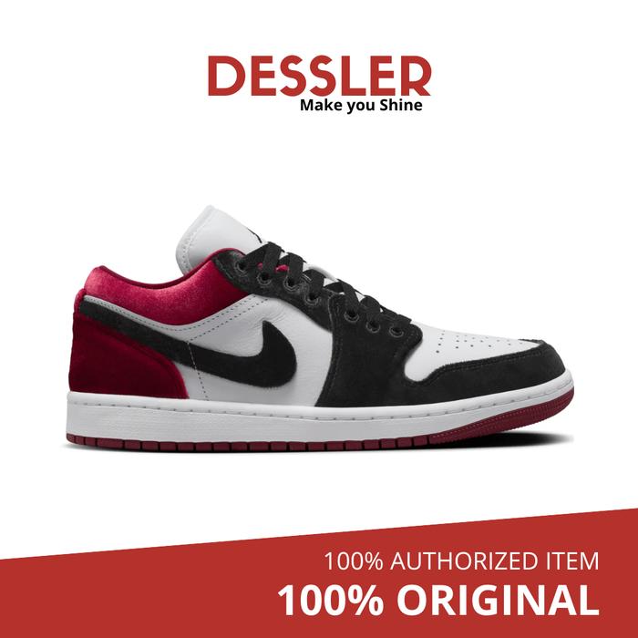 Nike W Air Jordan Low 1 SE - Black White Team Red