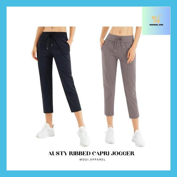 Hanai^ Moui.Apparel - Austy Jogger Nilit Dry Fit Side Pockets Ice Silk