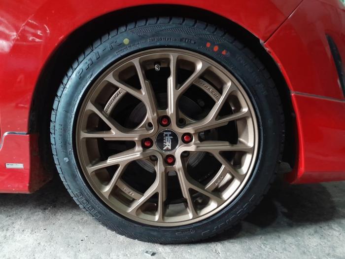 VELG HSR FE01 RING 16 PLUS BAN 195 50 R16 JAZZ YARIS VIOS CITY SIGRA CALYA