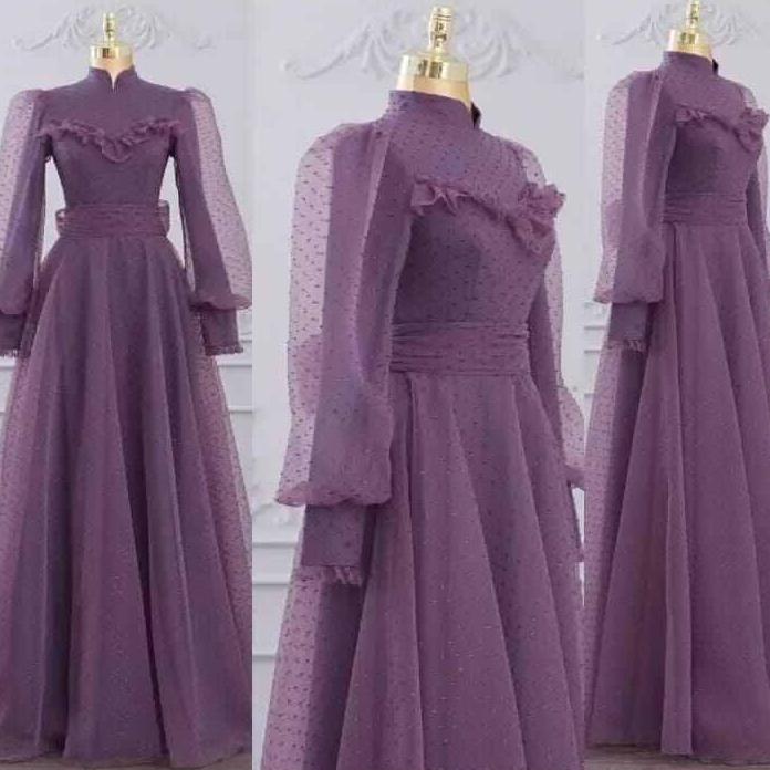 ORIGINAL Gamis Gaun dress acara pesta kondangan lamaran tunangan akad nikah pengantin wanita dewasa 