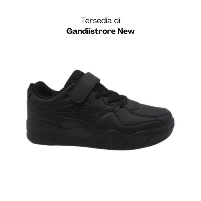 Sepatu Sekolah Anak Airwalk Cony JR AIWCX240903M Mono All Black Kids