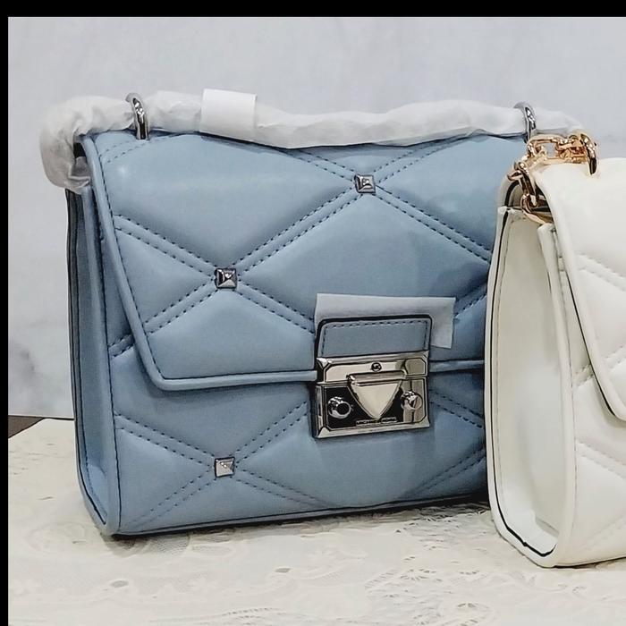 michael kors tas wanita MK 54 serena original blue