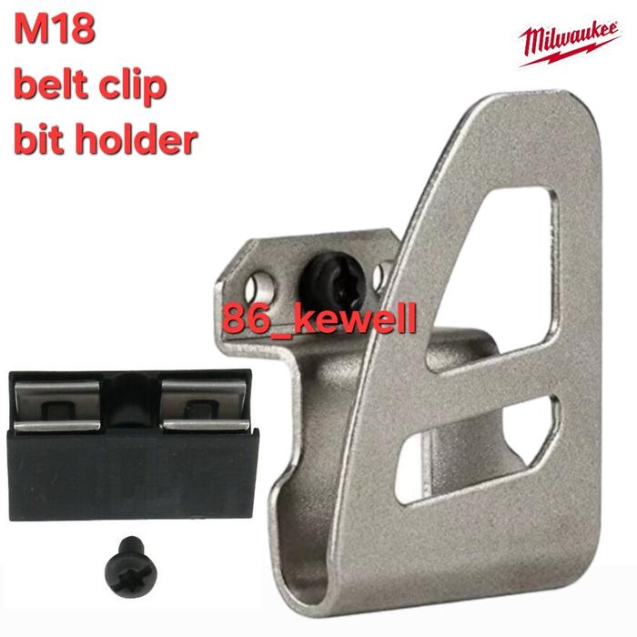 Milwaukee belt clip / Milwaukee bit holder / Harga satuan dan paket