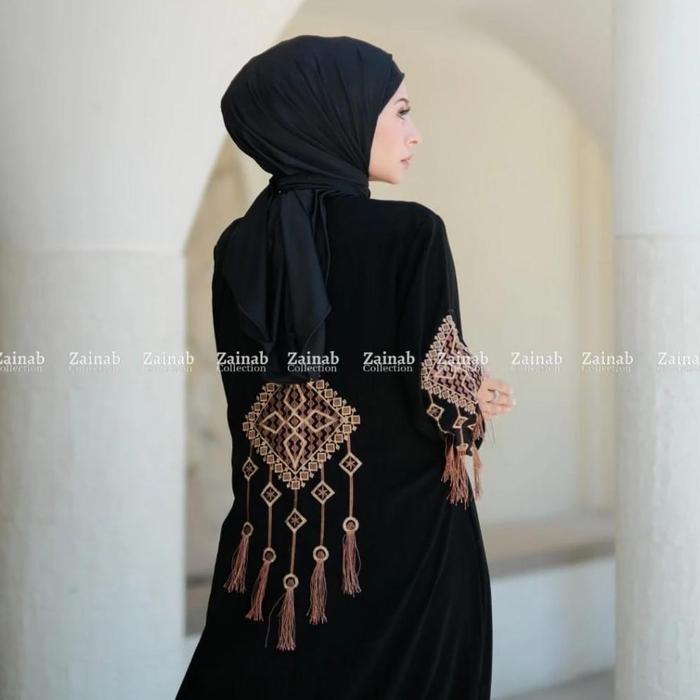 ORIGINAL murah gamis abaya bordir slavina-abaya syari-gamis kekinia-gamis kondangan-dress kondangan-