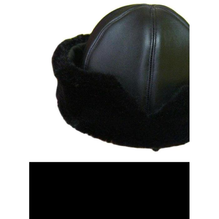 TOPI KULIT PRIA KUPLUK KULIT DOMBA PECI BULU