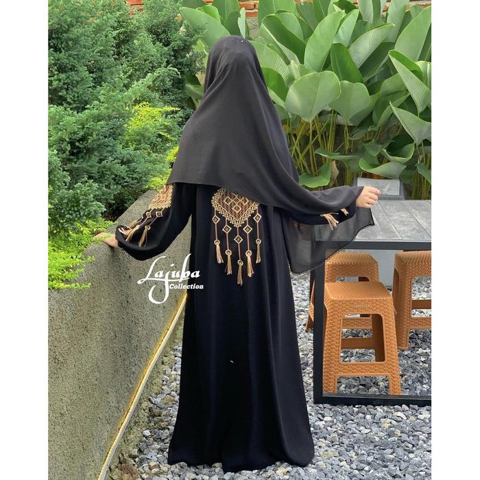 ORIGINAL murah abaya bordir slavina-abaya syari-gamis kekinia-gamis kondangan-dress kondangan-busana