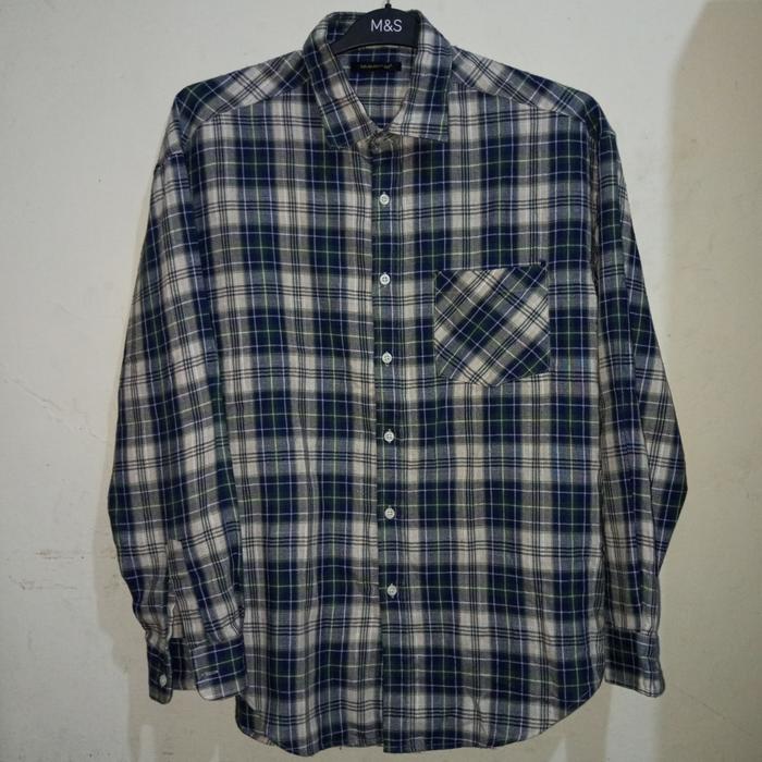 Kemeja flanel thripting original brand Fundamentalist