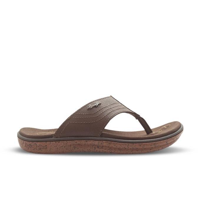 Homyped Pria Sandal Jepit Terapi-Alfapro01-Coklat