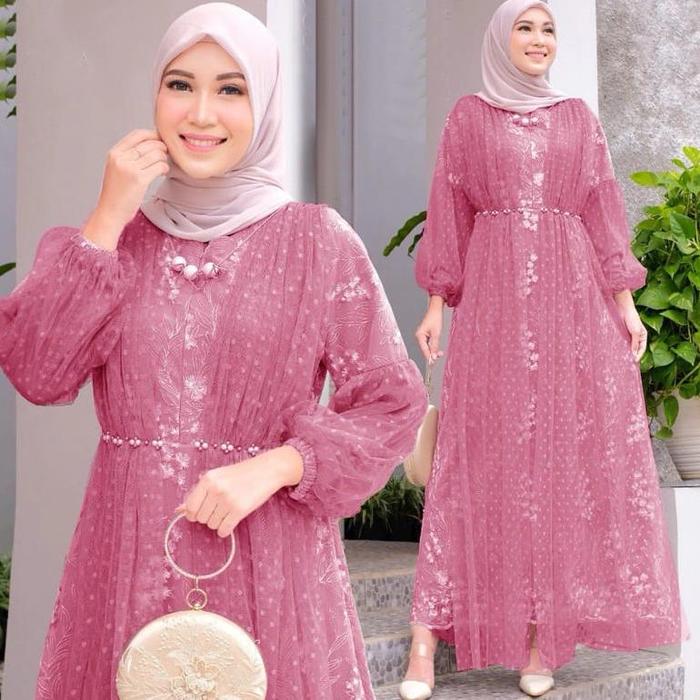 ORIGINAL Gamis Couple Jumbo Ibu Ayah Dan Anak Perempuan Terbaru 2024 Kekinian Terlaris Gamis Couple 