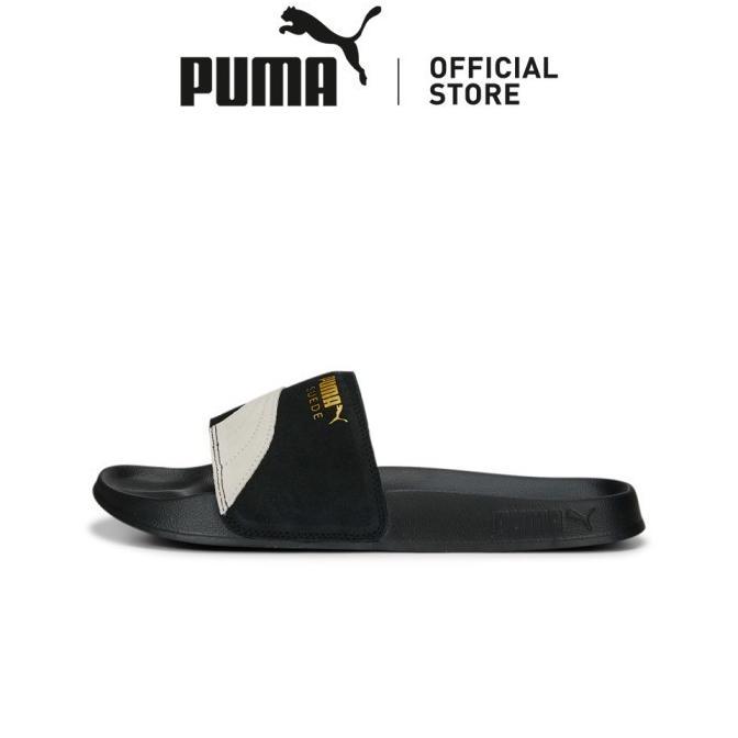 PUMA Sandal Leadcat 2.0 Suede OG PUMA Black-PUMA White-Metallic Gold
