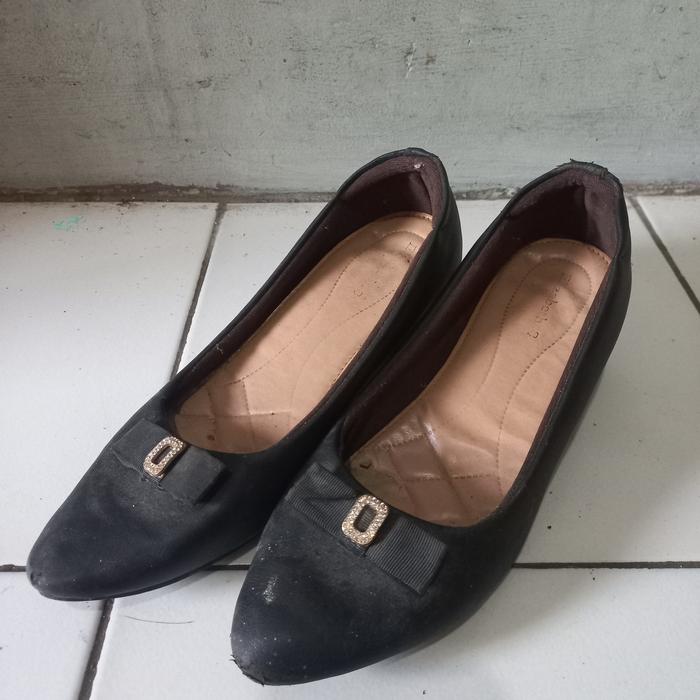 Sepatu Kerja Wanita Heels Hitam - Elizabeth
