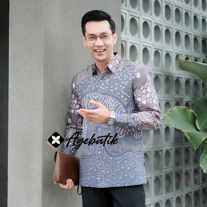 BEST AGEBATIK - ATHA Kemeja Pria Slim Fit [AGE012]