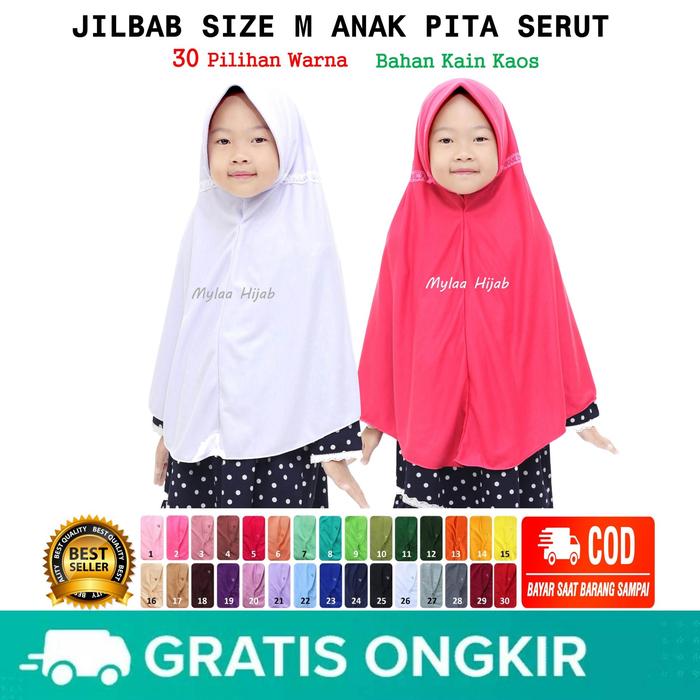 ORIGINAL M SERUT-ANAK MYLAA HIJAB JILBAB HIJAB BERGO KERUDUNG KHIMAR krudung INSTAN BAHAN KAOS UNTUK