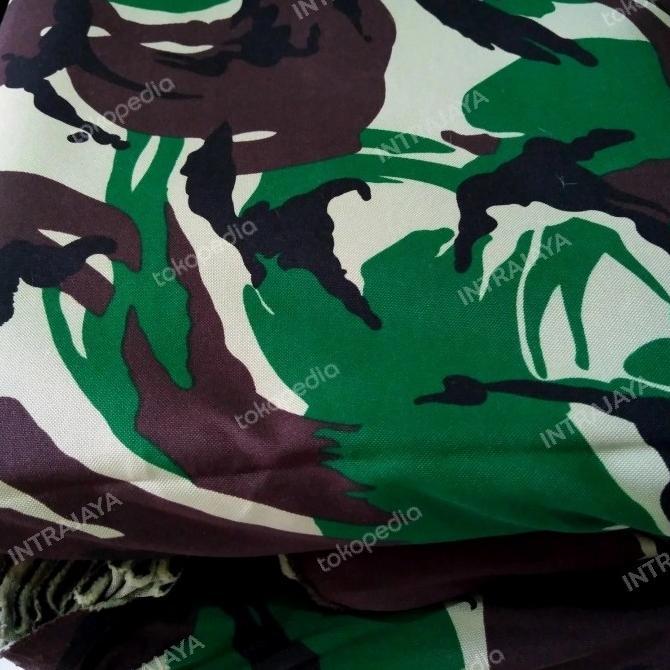 Bahan Kain Velbed Doreng Loreng Pro Untuk Pdl Tni
