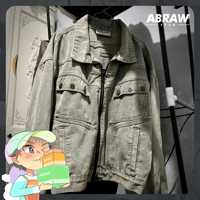 Wash grey jacket | Onpoint streetwear