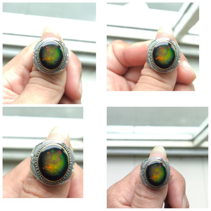 Opal Kalimaya Black Opal HC HQ Hologram Natural