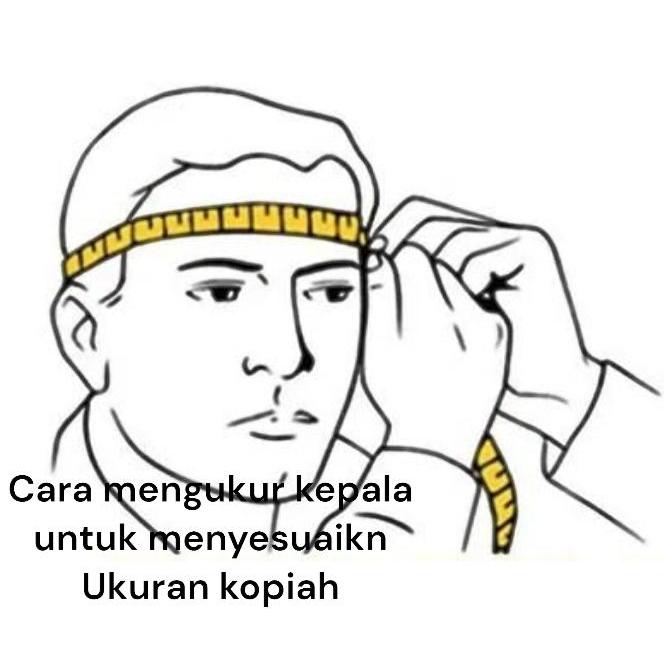 SONGKOK AL-MINA/KOPIAH AL MINA/PECI AL-MINA/PECI HITAM UNTUK SHOLAT
