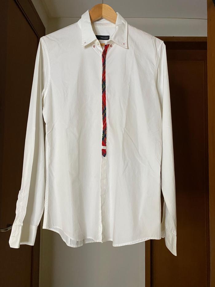 Dsquared2 White Shirt — size 52