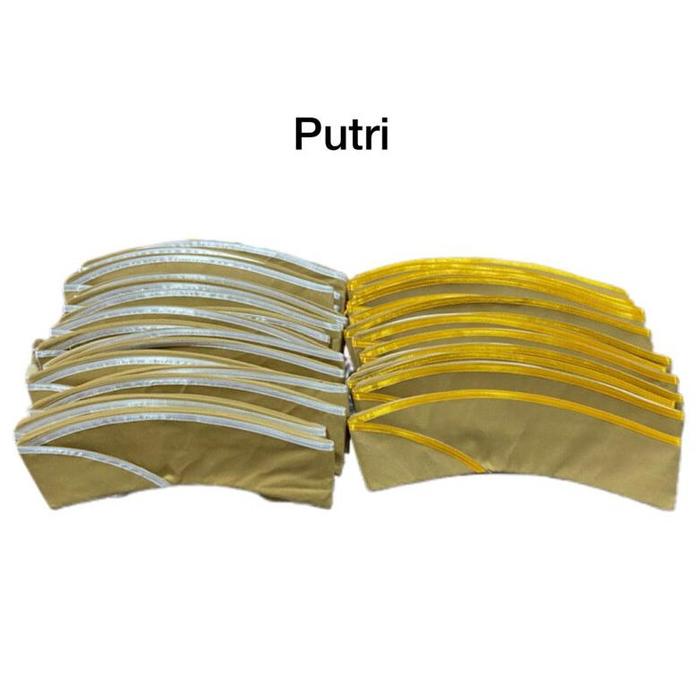 TOPI MUT PNS PUTRA DAN PUTRI | PECI MUTS | KEKI LIS KUNING DAN PUTIH