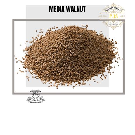 Media Mesin Tumbler / Walnut Shell / DRY POLISHING MEDIA WALNUT 1KG