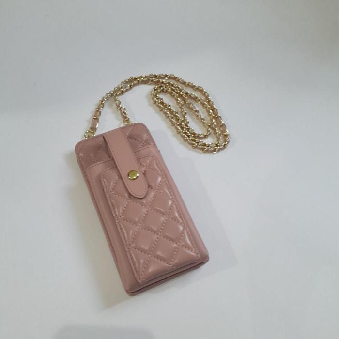 Tas Selempang HP ORI Symbolize Pink Synthetic leather