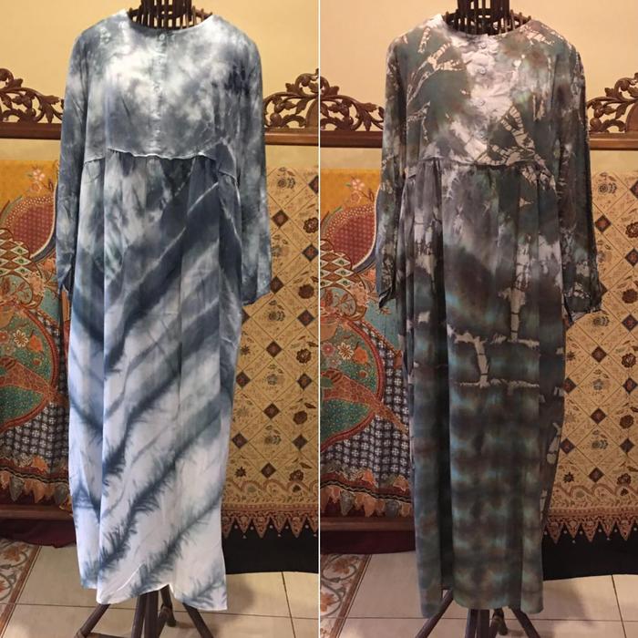 ORIGINAL Asyura Square Tie Dye Rayon by Dian Pelangi ( ORIGINAL ) Busana Homey Muslim Maxi Dress Gam