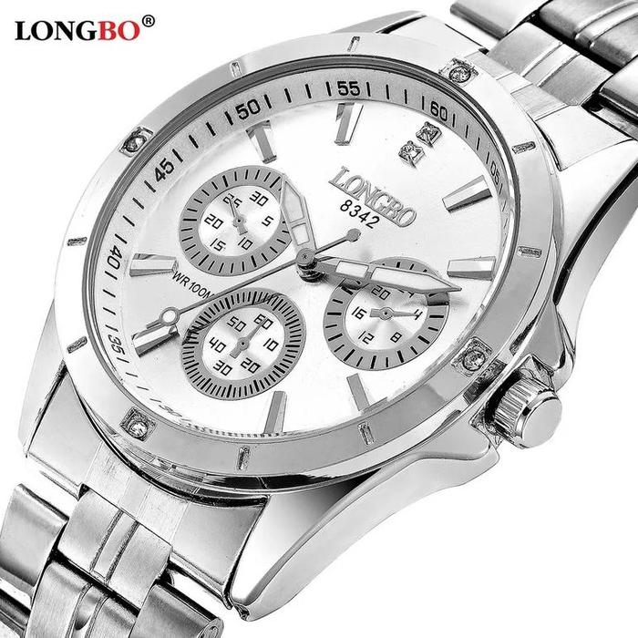 LONGBO Men Women Watch Military Sports Unique Design Stainless St