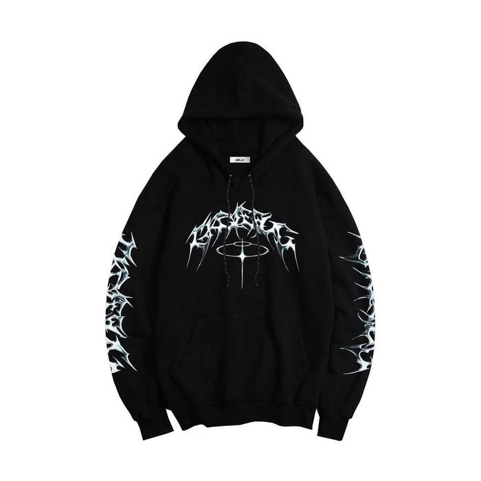MRJN | BLACK HOODIE BLOOD LINE | HOODIE OVERSIZE | HODIE OVERSIZE COWO | HOODIE OVERSIZE CEWE | HOOD