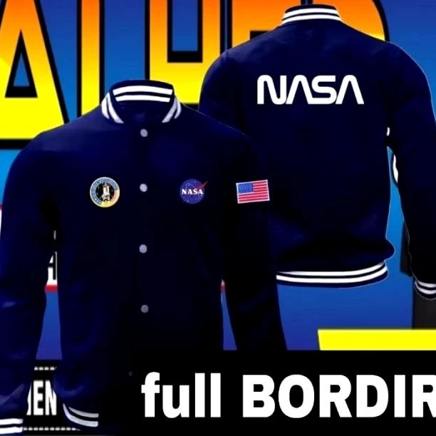 jaket bordir NASA jaket NASA jaket varsity NASA jaket baseball nasa Jaket bordir NASA jaket NASA jak