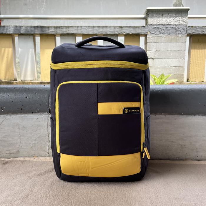 ransel tas second beanpole hitam tabung anak pria wanita untuk sekolah olahraga outdoor traveling mu