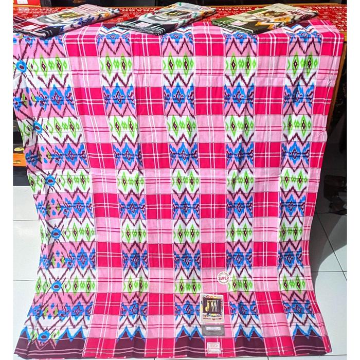 Terlaris Sarung wanita motif gebeng terbaru, sarung gebeng,samping jw, bahan katun merek jw sarung w