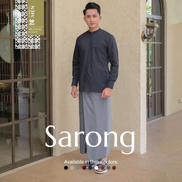 TERLARIS DS Modest - Sarung Katun Polos - DS Men