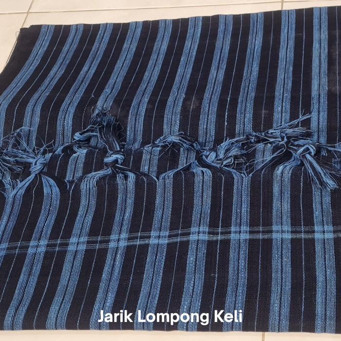 Jarik Lompong Keli - Kain Tenun - Selendang Lurik