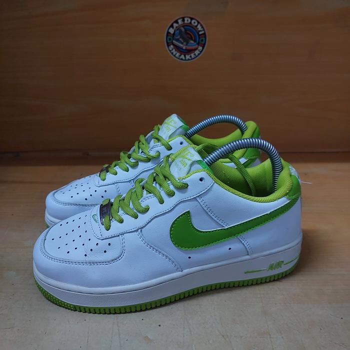 Sepatu Second Original Nike AF1 Chlorophyl Size 38