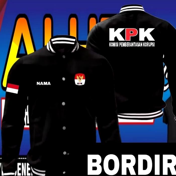 Jaket bordir KPK jaket varsity KPK Jaket baseball KPK Jaket kerja KPK jaket seragam kpk jaket bomber