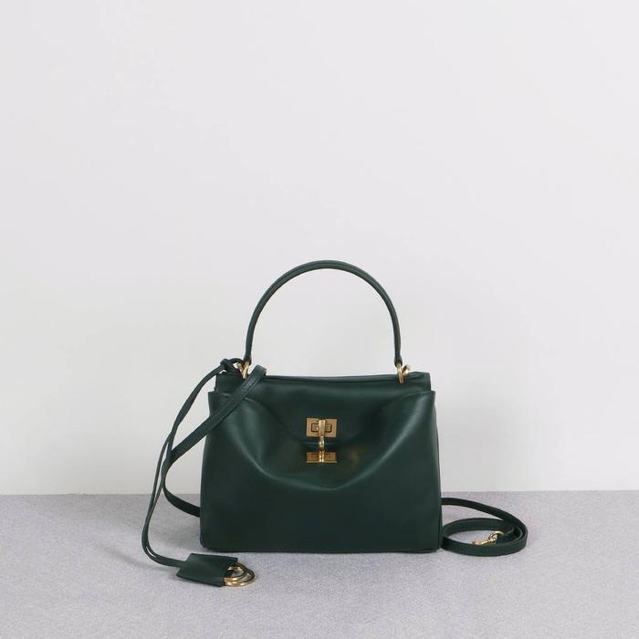 bag Bal tas Rodeo Mini Handbag Pine Green Smooth Calfskin GHW