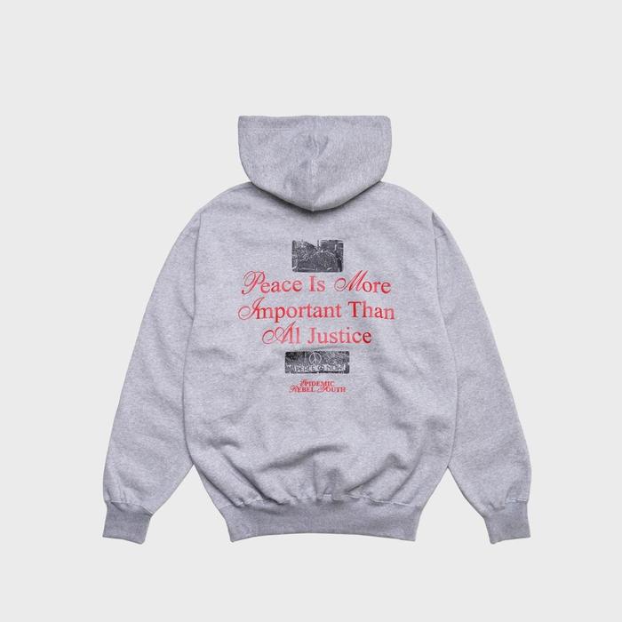 Epidemic Pullover Hoodie 330 Gsm Peace Now Misty