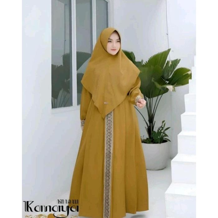 GAMIS KANAYA SET HIJAB SYAR'I TERLARIS 2024