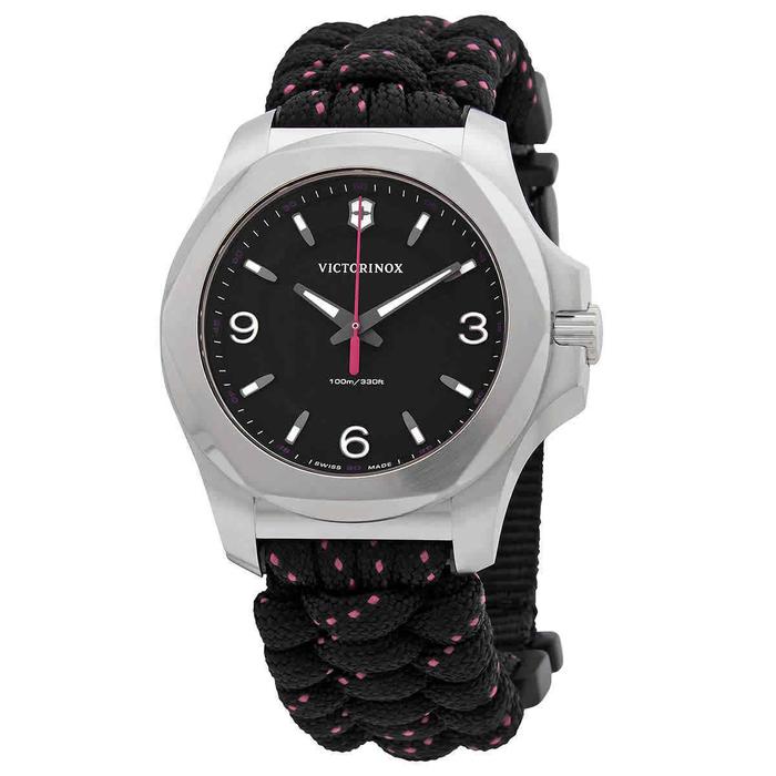 jam tangan Victorinox Quartz Black Dial Ladies Watch 241918
