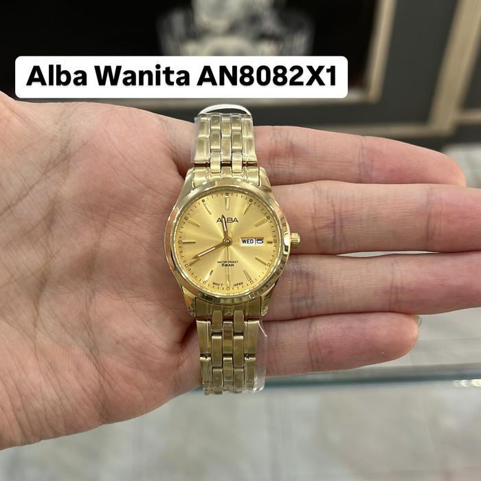 Jam Tangan Alba Wanita AN8082 AN8082X1 Original