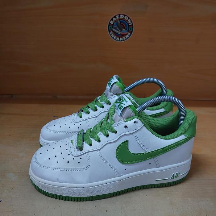 Sepatu Second Original Nike AF1 Green Size 36