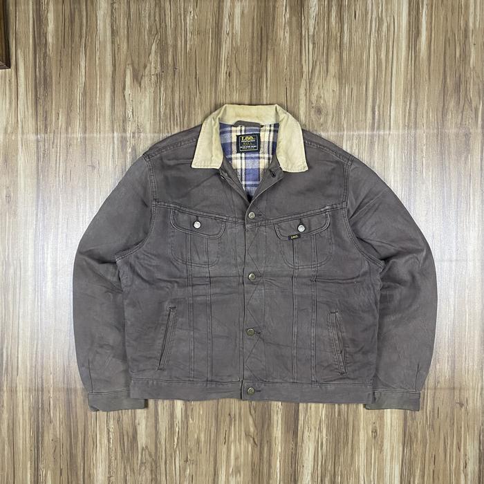 Lee Riders Jacket Sanforized  Brown Size Large